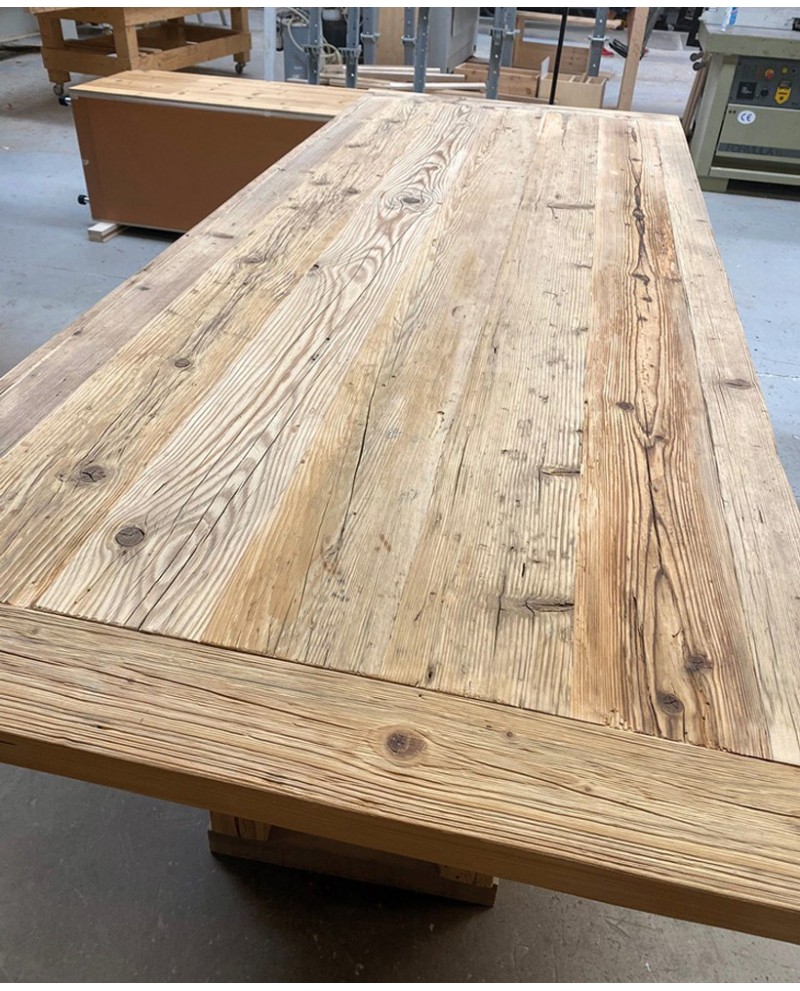 Tavolo in legno pregiato PIASTRA sbozzi Drechsel LEGNO-subacqueo legno Canale di Panama tangare 