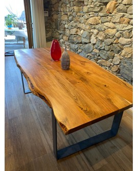 Top tavolo il legno massello di Acacia
